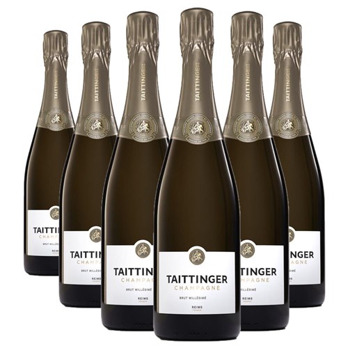 Crate of 6 Taittinger Brut Vintage 2016 Champagne 75cl